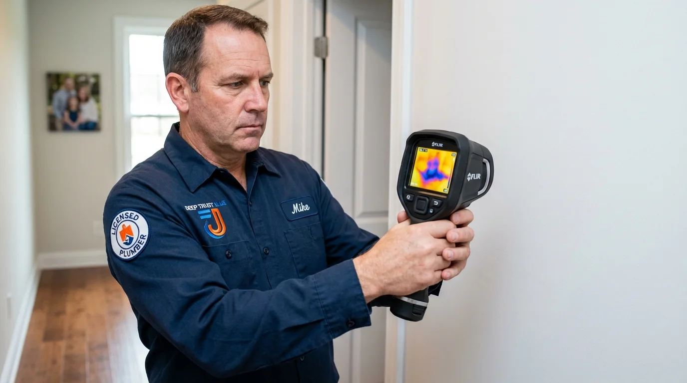 Thermal imaging leak detection by Johns Plumbing LLC in Foothill Ranch